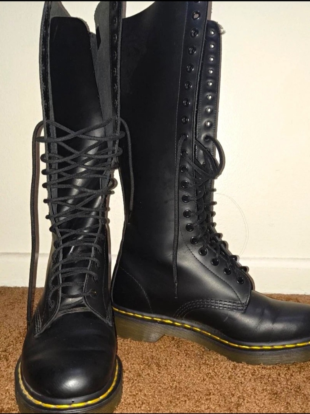 RARE Dr. Martens 9663 Tall Knee High Boots